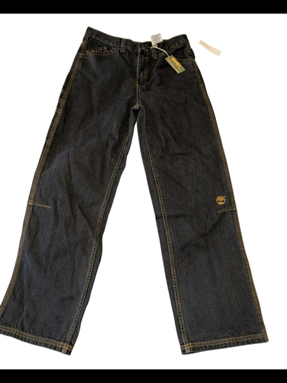 Timberland Men's Black Carpenter Jeans - Straight Leg